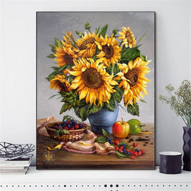 Stickbild | Sonnenblume #1 | 50 cm x 40 cm
