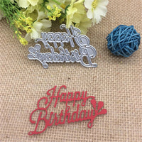 Stanzschablone "Happy Birthday #1" | 7 cm x 4,5 cm