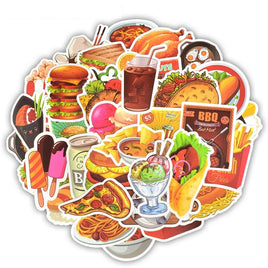 Sticker "Fast Food" 50 Stück