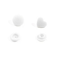 
              Druckknöpfe "Herz" | 12,4 mm | 20 Stück | 15 Farben
            
