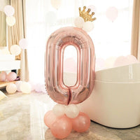 
              Rosa Zahlenballon-Set | 0 - 9 | 13-teilig
            
