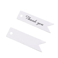 
              Papier-Anhänger "Handmade"/"Thank You" | 7 cm x 2 cm | 100 Stück
            
