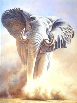 Diamantstickerei-Set "Elefant #1" | 40 cm x 30 cm - 70 cm x 50 cm