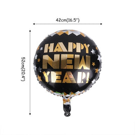 Ballon #3 "Happy New Year" 52 cm x 42 cm