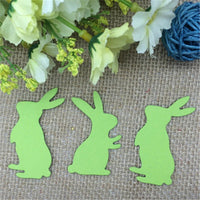 
              Stanzschablonen "Hase / Kaninchen #1" | 4,3 cm - 5,3 cm | 3-teilig
            
