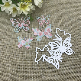 Stanzschablonen "Schmetterlinge #3" | 8,3 cm x 7 cm | 4 Stück