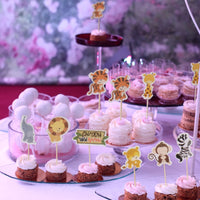 
              Vorsicht Wilde Tiere - Cupcake Topper | 24 Stück
            