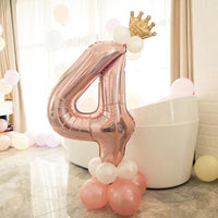 
              Rosa Zahlenballon-Set | 0 - 9 | 13-teilig
            