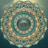 
              Diamantstickerei-Set "Mandala #4" | 35 cm x 35 cm - 60 cm x 60 cm
            