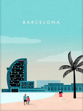 Diamantstickerei-Set "Barcelona #1" | 40 cm x 30 cm - 70 cm x 50 cm