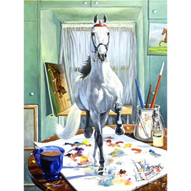 Diamantstickerei-Set "Pferd #4" | 40 cm x 30 cm - 70 cm x 50 cm