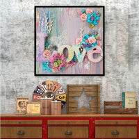 
              Diamantstickerei-Set "Love #1" | 35 cm x 35 cm - 60 cm x 60 cm
            