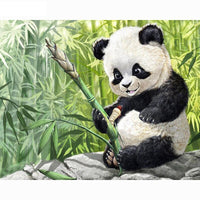 
              Diamantstickerei-Set "Panda Baby" | 30 cm x 40 cm - 50 cm x 70 cm
            