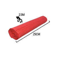 
              Krepp-Papier| 25cm| 2,5m| 19 Farben
            
