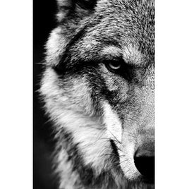 Diamantstickerei-Set "Wolf #1" | 40 cm x 30 cm - 70 cm x 50 cm