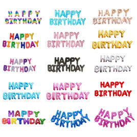Happy Birthday Ballon | 34 cm x 23 cm | 20 Varianten