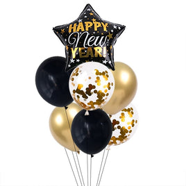 Ballonset "Happy New Year" #1 | 7-teilig