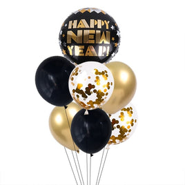 Ballonset "Happy New Year" #3 | 7-teilig