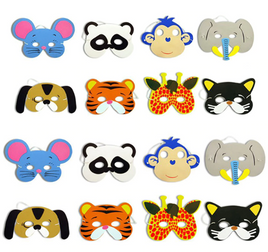 10 Tiermasken für Kinder
