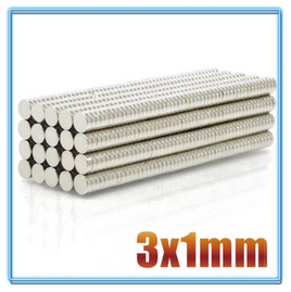 N35 Neodym Magnete | 3 mm x 1 mm | Scheiben | 100 Stück