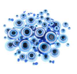 Blaue Wackelaugen Nazar | Selbstklebend | 5 mm - 20mm | 20 - 100 Stück