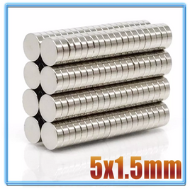 N35 Neodym Magnete| 5 x 1,5mm | Scheiben | 100 Stück