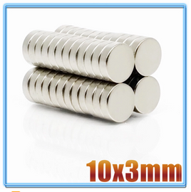 N35 Neodym Magnete | 10 mm x 3 mm | Scheiben | 20 Stück