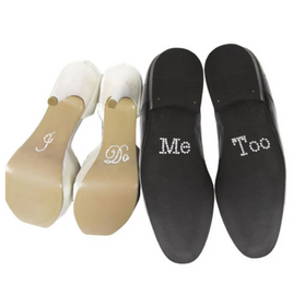 Schuhsticker "I do - Me too" | 2-teilig | 4 Farben