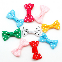 
              Mini Satin Schleifen | Gepunktet | 3 cm x 1,5 cm | 25 Stück
            