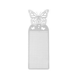 Lesezeichen "Schmetterling" | Silber | 14,5 cm x 5 cm