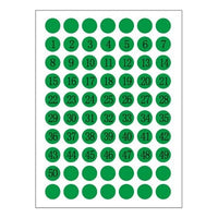 
              Sticker Aufkleber Zahlen 840 Stück
            