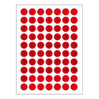 
              Sticker Aufkleber Zahlen 840 Stück
            