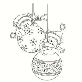 Clear Stempel "Weihnachtskugeln #1" | 9 cm x 6,6 cm