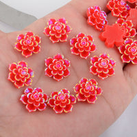
              Strass "Blüte" | Rot | 2 cm x 2 cm | 10 Stück
            