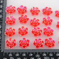 
              Strass "Blüte" | Rot | 2 cm x 2 cm | 10 Stück
            