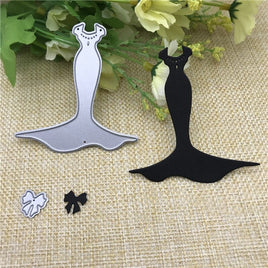 Stanzschablone "Kleid #2" | 6,6 cm x 6,3 cm