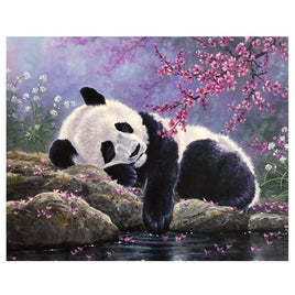 Diamantstickerei-Set "Panda" | 30 cm x 40 cm - 50 cm x 70 cm