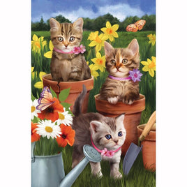 Diamantstickerei-Set "Katzenbabys #2" | 45 cm x 30 cm - 75 cm x 50 cm