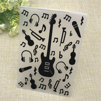 
              Prägeschablone "Musik #1" | 14,5 cm x 10,5 cm
            