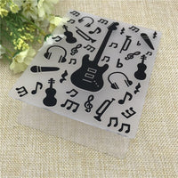 
              Prägeschablone "Musik #1" | 14,5 cm x 10,5 cm
            