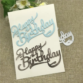 Stanzschablone "Happy Birthday #3" | 10 cm x 6,3 cm