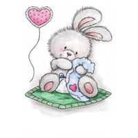
              Clear Stempel "Hase / Kaninchen" | 9 cm x 6,3 cm
            