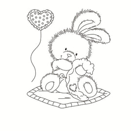 Clear Stempel "Hase / Kaninchen" | 9 cm x 6,3 cm