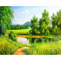 
              Diamantstickerei-Set "Landschaft #4" | 30 cm x 40 cm - 50 cm x 70 cm
            