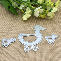 
              Stanzschablone "Enten" | 7 cm x 6 cm | 3-teilig
            