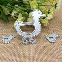 
              Stanzschablone "Enten" | 7 cm x 6 cm | 3-teilig
            