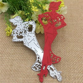 Stanzschablone "Lady #1" | 14 cm x 5 cm