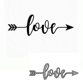 Stanzschablone "Love #4" | 11,7 cm x 4 cm