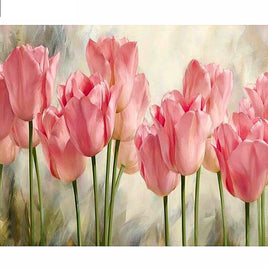 Diamantstickerei-Set "Tulpen" | 30 cm x 40 cm - 50 cm x 70 cm