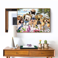 
              Diamantstickerei-Set "Hunde #2" | 30 cm x 45 cm - 50 cm x 75 cm
            